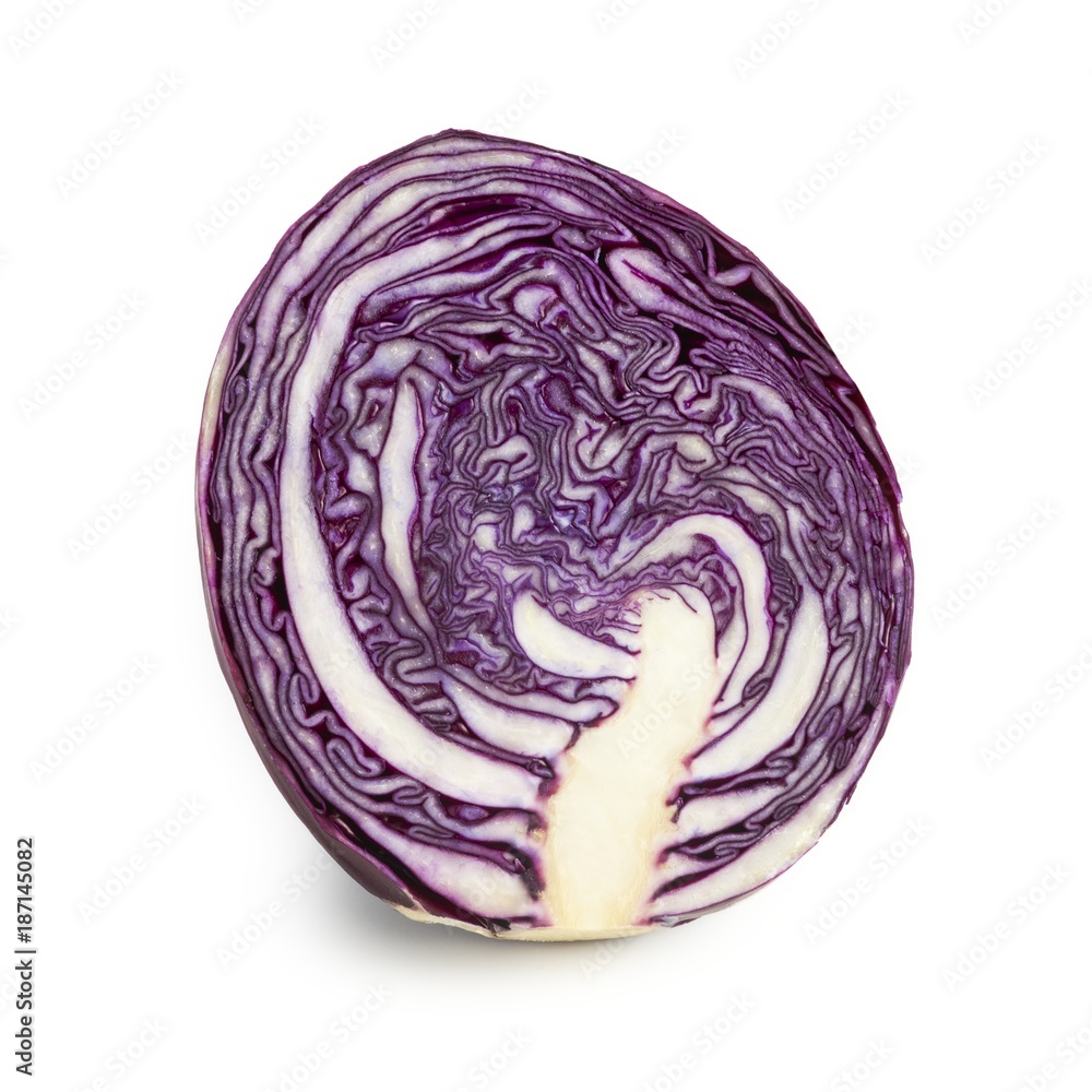 Half a red cabbage Half a red cabbage