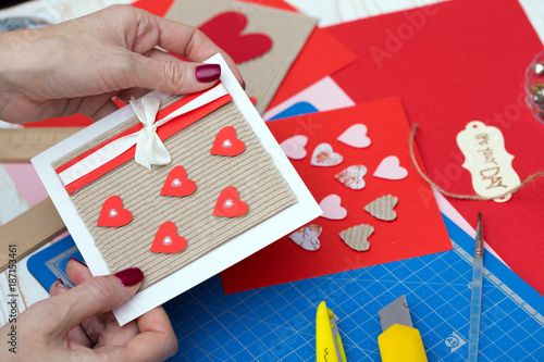 scrapbook valentine's day photo