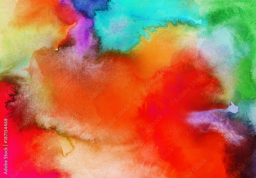 Obraz premium aquarell farben textur verlauf bunt