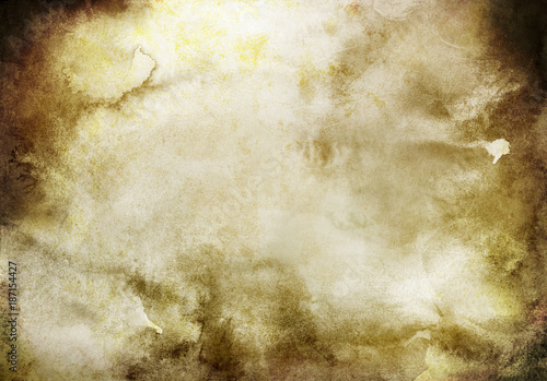 aquarell sepia braun textur rand