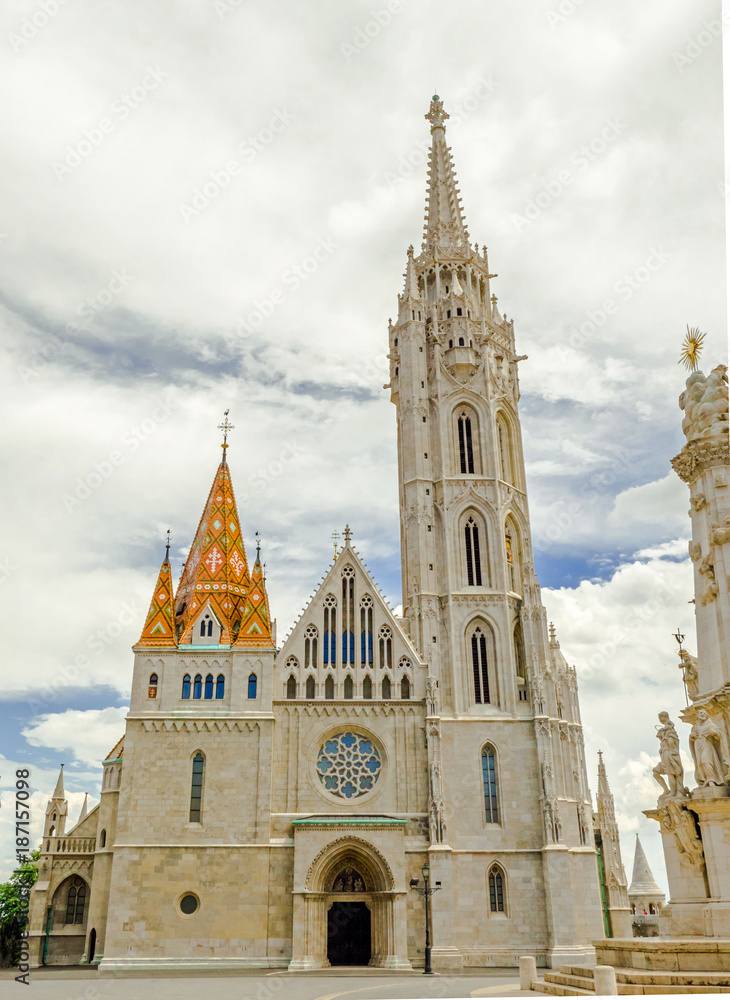 St. Matthew Cathedral in Budapest, Hungary.