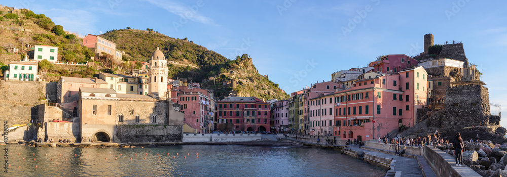Charming little town on the coast of Italy, part of Cinque Terre