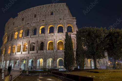 Beautiful Rome at christmas time photo