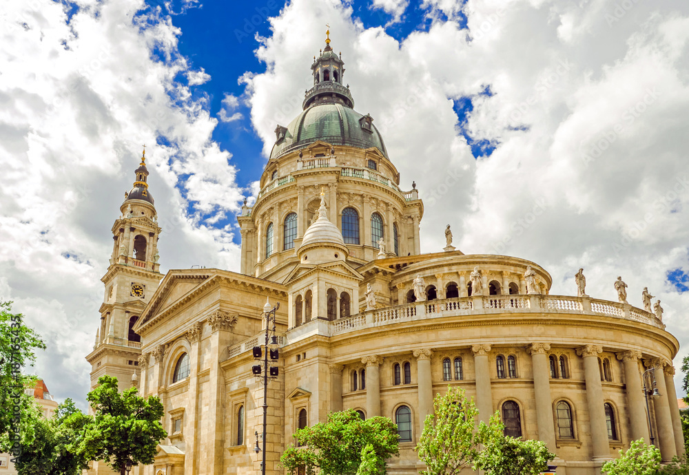 St. Stephen's Basilica Cathedral in Budapest, Hungary.