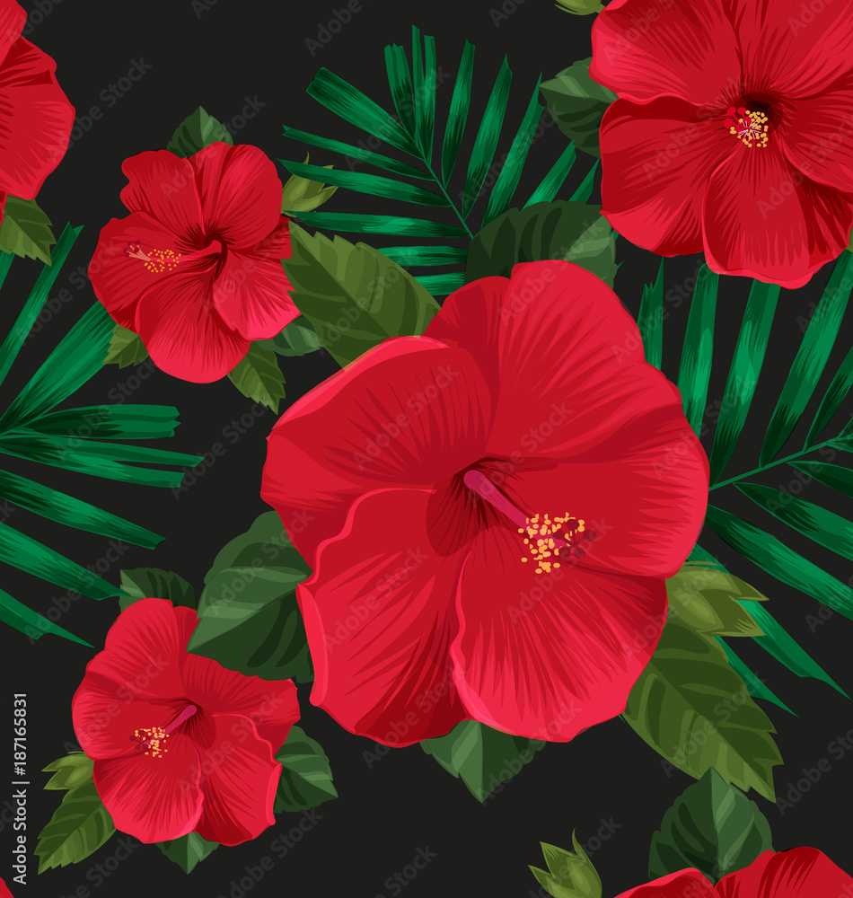 Obraz premium floral seamless pattern3