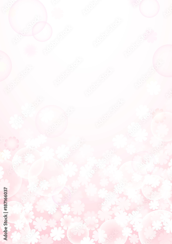 花の背景　ピンク
