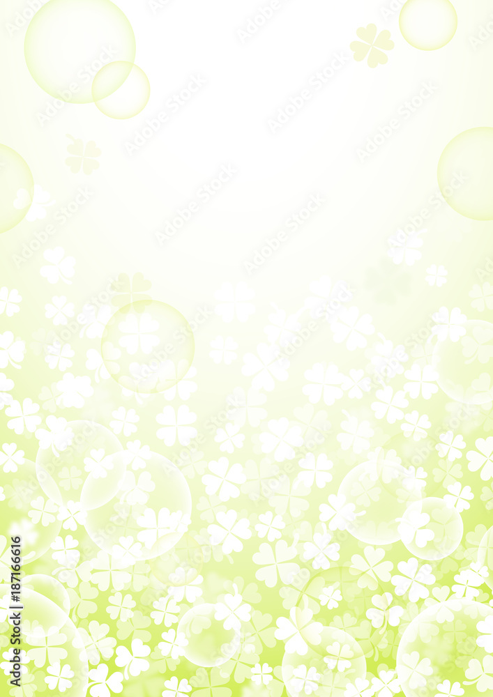 Fototapeta premium クローバーの背景