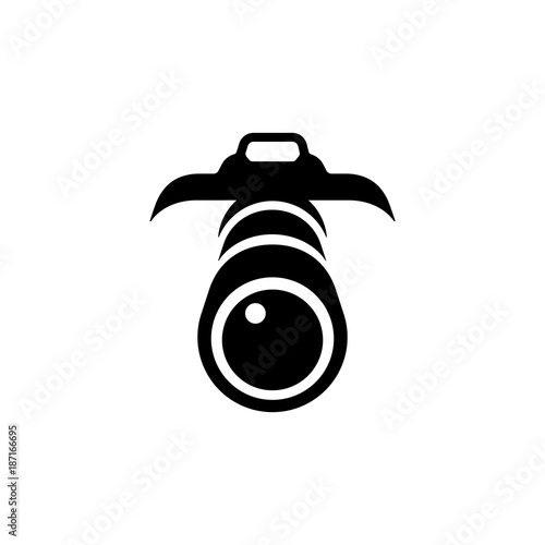 Camera and lens logo design