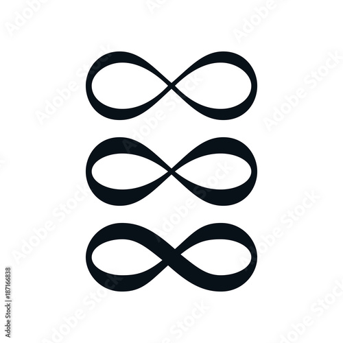 Simple infinity symbol set