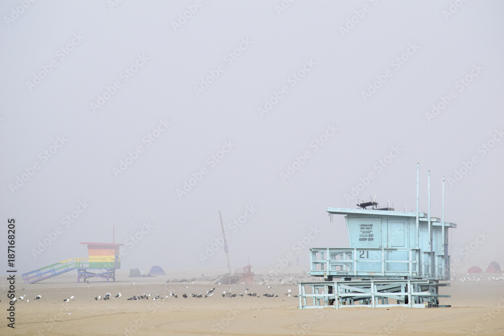 Lifeguard Stand at Venice Beach California Travel Vacation Lifeguard Stand at Venice Beach California Travel Vacation