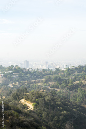 View of Los Angeles California from Griffith Observatory