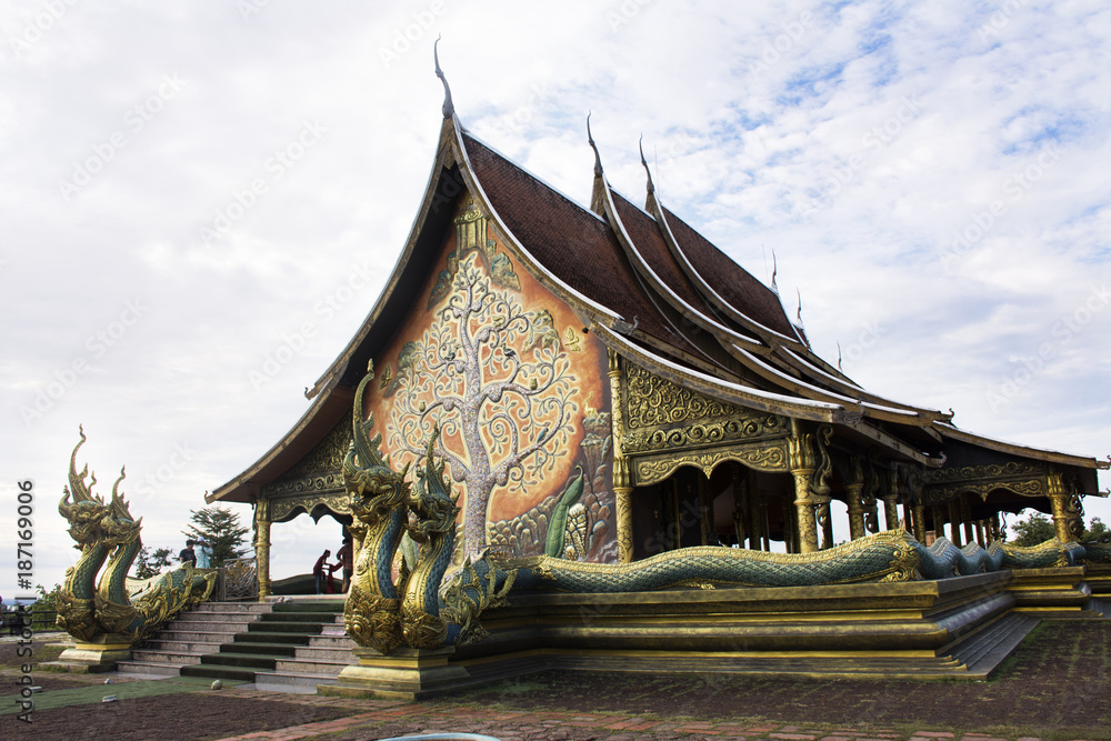 Sirindhorn wararam phu prao temple or Wat phu prao at Sirindhorn District in Ubon Ratchathani, Thailand