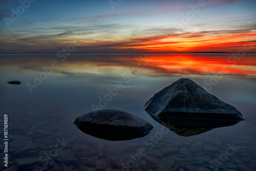 Fotografie Lake Winnipeg Sunset