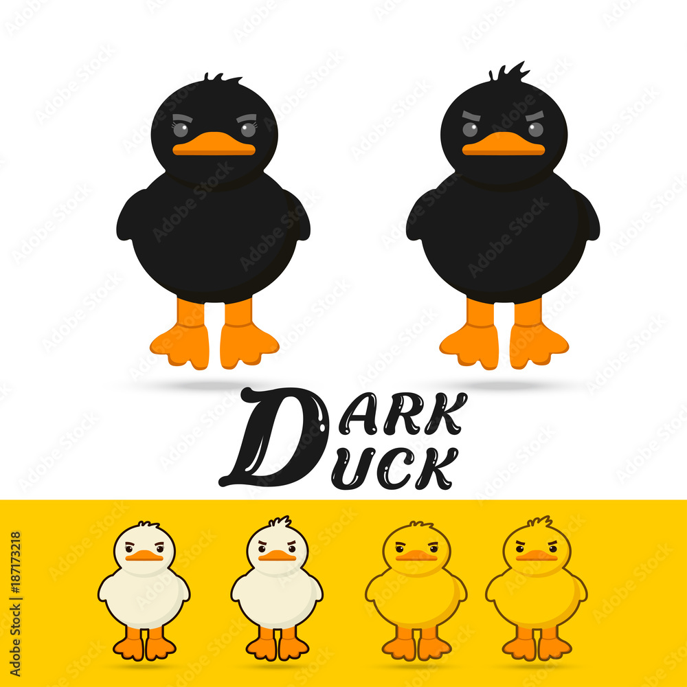 couple duck vector illustration couple duck vector illustration