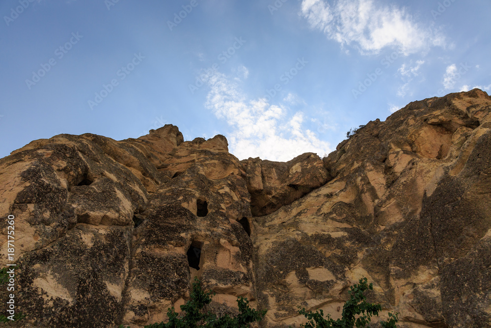 Fototapeta premium Ancient houses in rocks