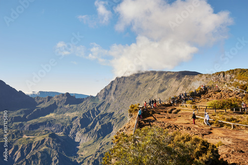 Foto Point of View of Maido, Saint-Paul, Reunion Island