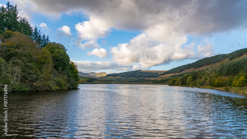 Pentwyn Reservoir between Torpantau and Merthyr Tydfil, Powys, Wales, UK