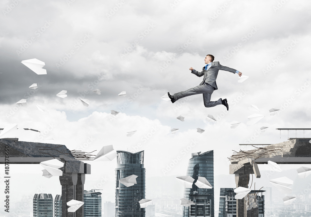 Problem and difficulties overcoming concept. Problem and difficulties overcoming concept.