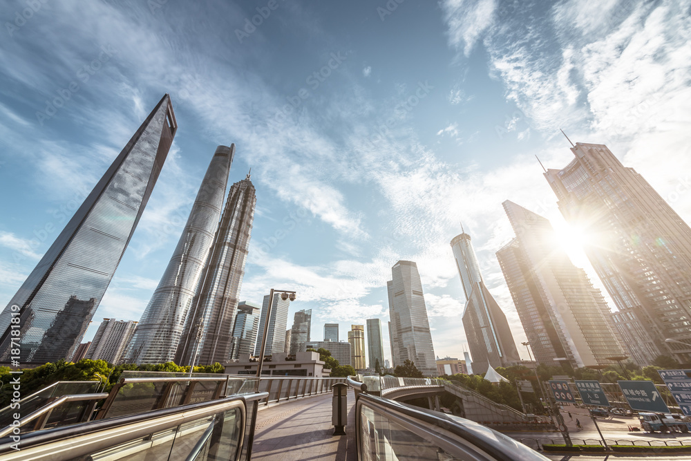 Φωτογραφία The modern building of the lujiazui, Shanghai,China