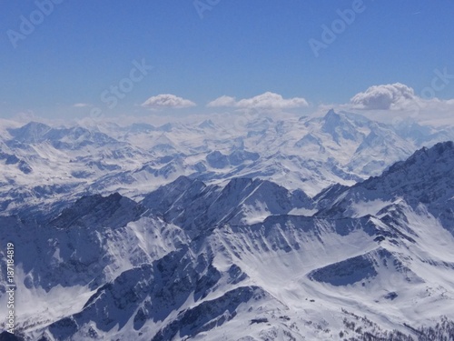 Monte Bianco Skyway vista da punta helbronner