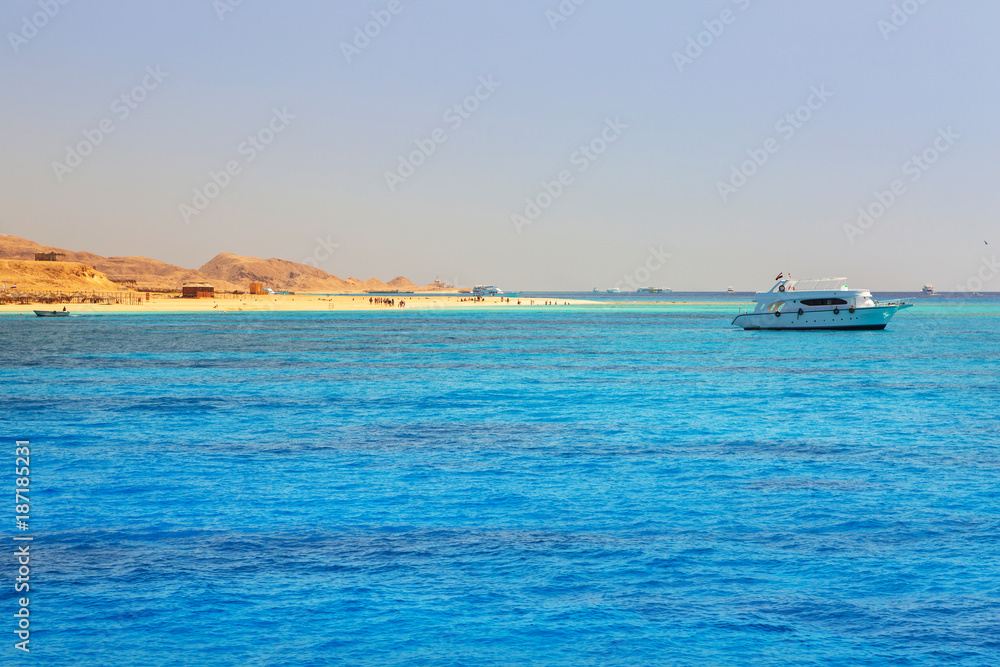 Lagoon of the Red Sea at Mahmya island, Egypt