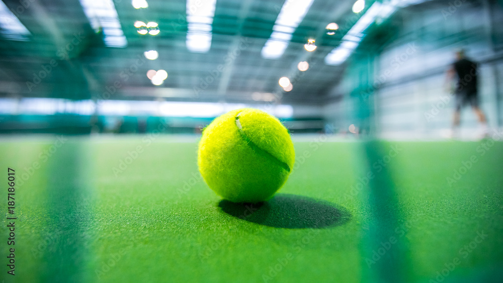 tennis ball on court