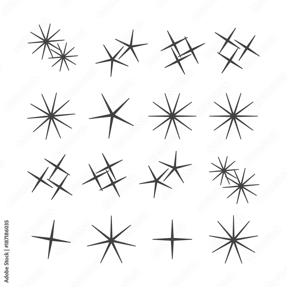 Bright firework, decoration twinkle, shiny flash. Glowing light effect star. Sparkle lights vector Bright firework, decoration twinkle, shiny flash. Glowing light effect star. Sparkle lights vector
