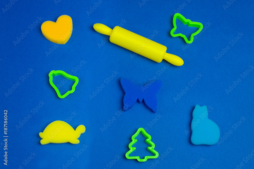 Obraz premium Инструменты для лепки. Детское творчество