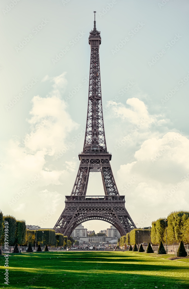 Eiffel Tower Sepia