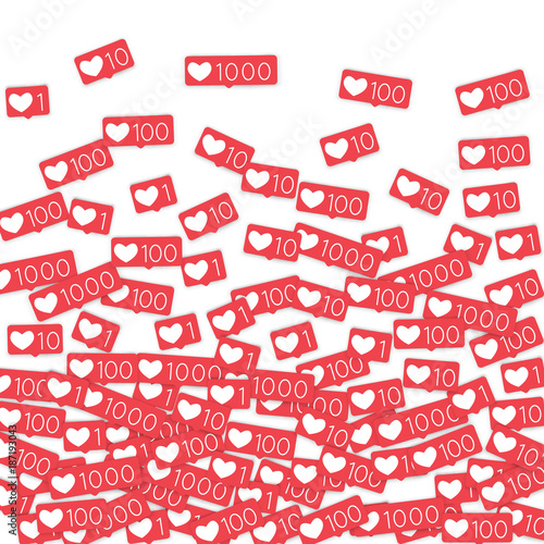 Social media counters.