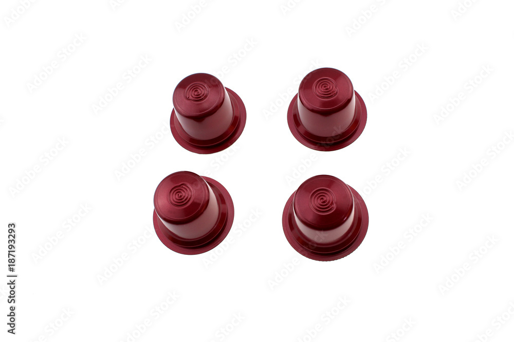 Coffee Capsule Isolated Coffee Capsule Isolated