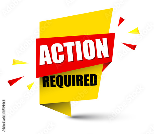 banner action required