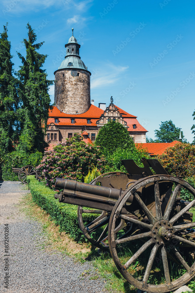 Czocha castle, defensive castle in the village of Czocha in southwestern Poland