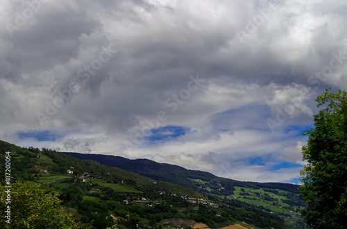 Scenic View of Mountains against Sky in the Province of Trento  Italy