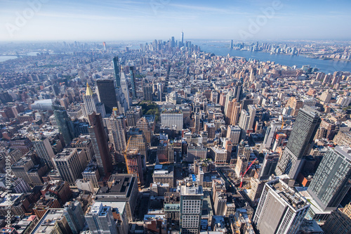 View of New York skyline from Empire State Building © indiauniform