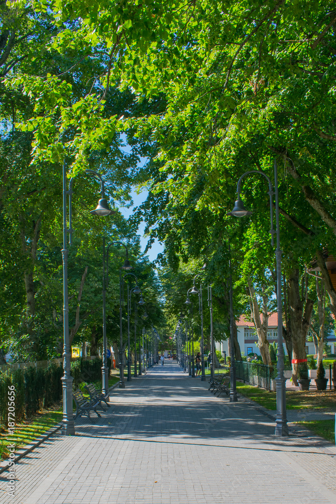 alley in palanga
