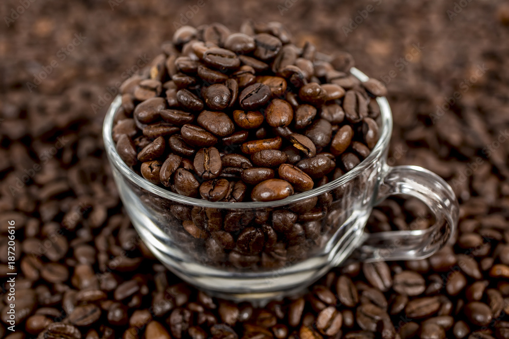 Fototapeta premium coffee beans background
