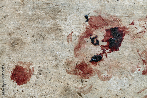 Obraz na płótnie bloodstain