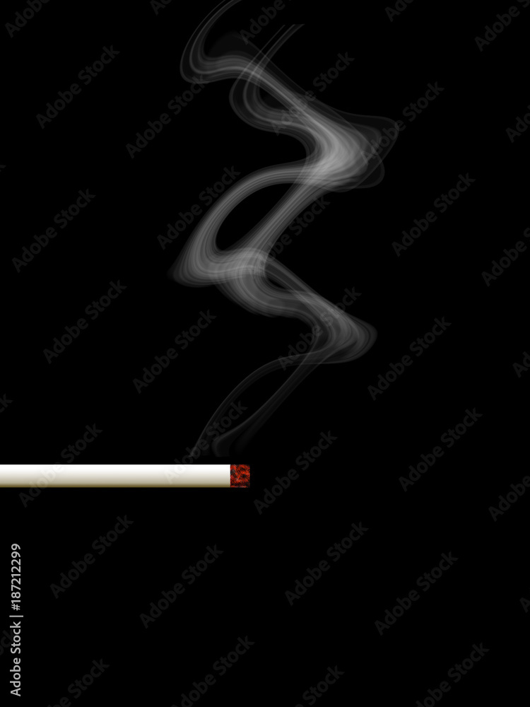 タバコの煙 Stock イラスト Adobe Stock
