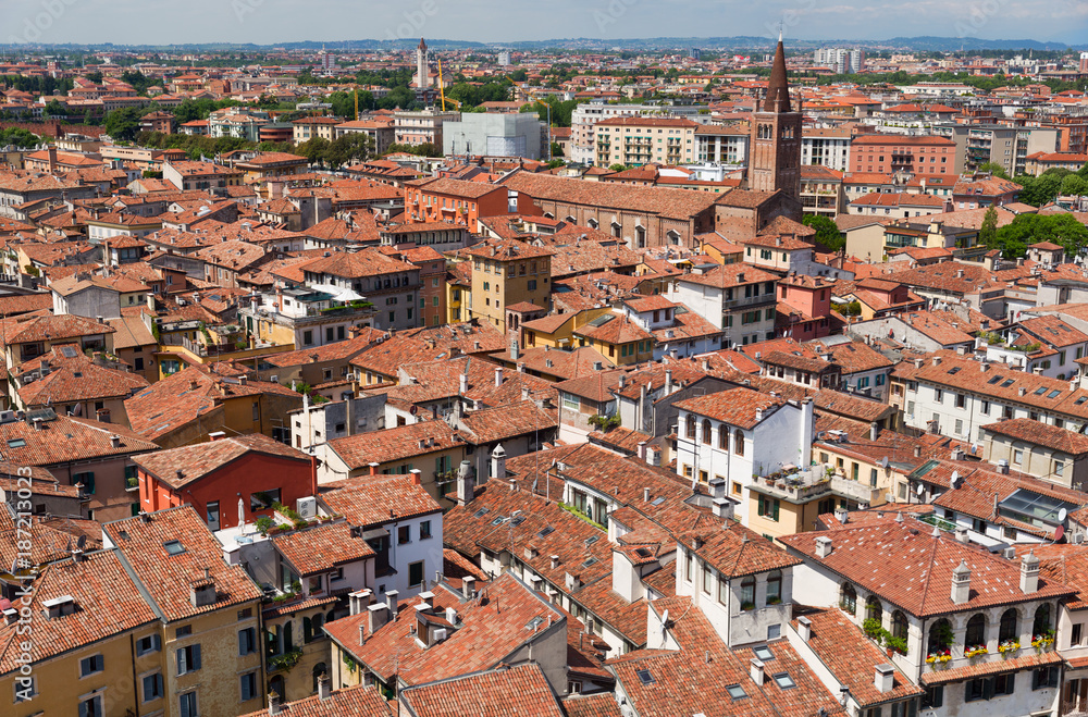 Verona, view of the  downtown, Italy
