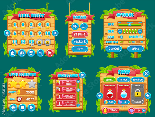Jungle Game GUI Pack