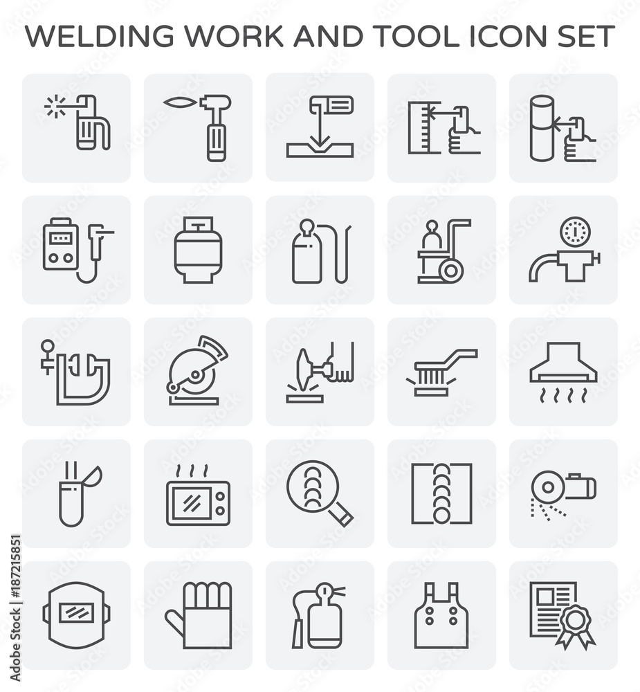 welding work icon welding work icon