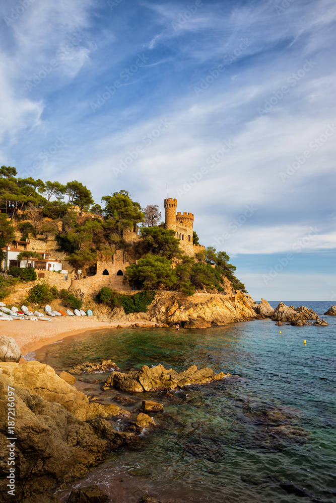 Scenic Coast of Lloret de Mar in Spain Scenic Coast of Lloret de Mar in Spain