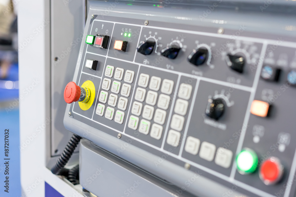 Control panel of high precision CNC machining center