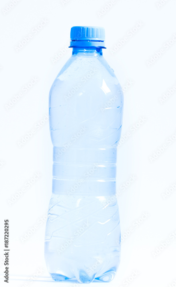 plastic water bottle islated on white plastic water bottle islated on white