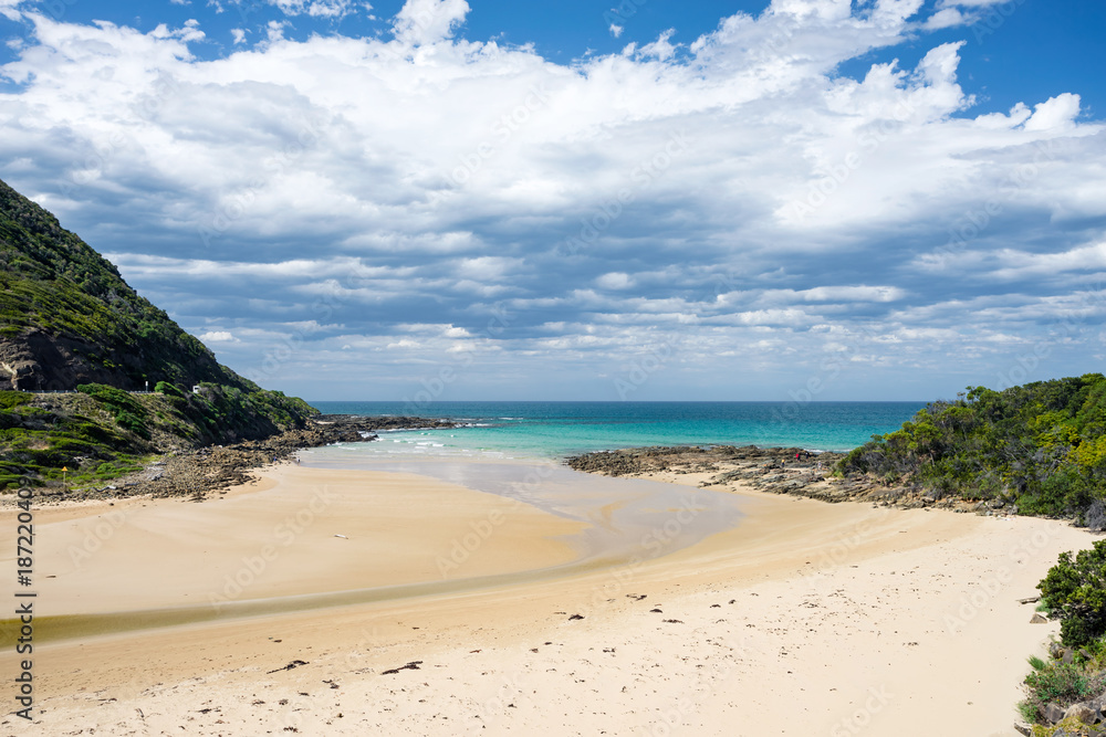 A beautiful summer day at Parker Inlet on the Great Ocean Road, Victoria, Australia. A beautiful summer day at Parker Inlet on the Great Ocean Road, Victoria, Australia.