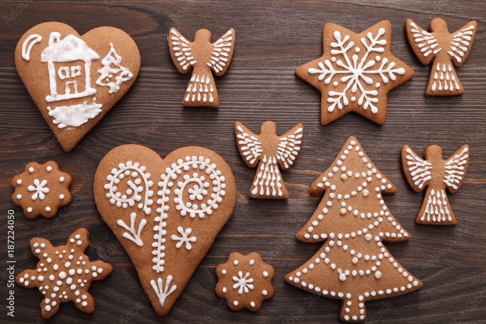 Gingerbread cookies. Gingerbread cookies.