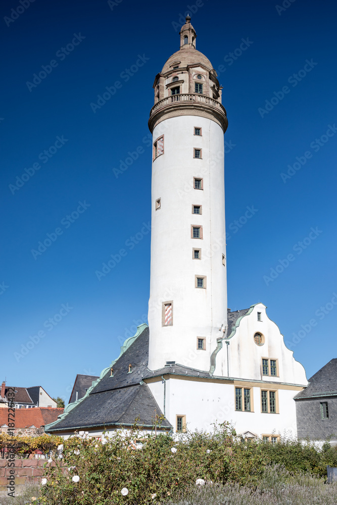 White tower of castle Hoechst White tower of castle Hoechst