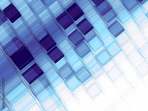 Wallpaper Mural Cubes with copy-space - abstract digitally generated image Torontodigital.ca