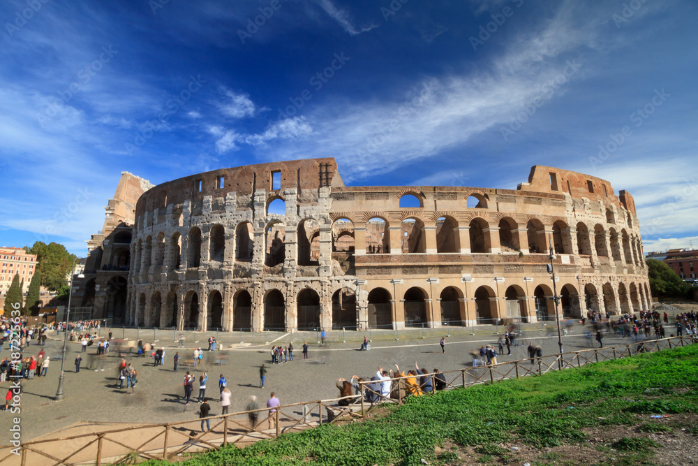 Iconic monument Colosseum in Rome, Italy